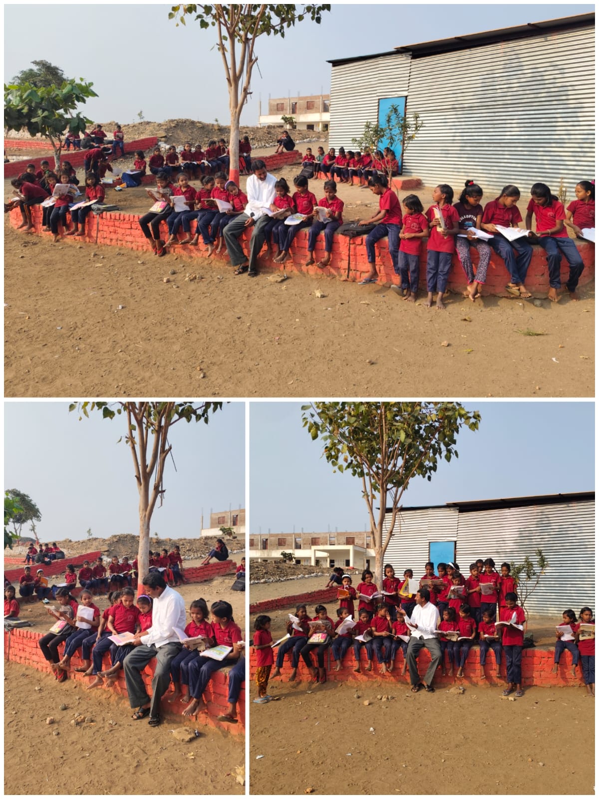 Prashnachinh Adivasi Ashram School Students